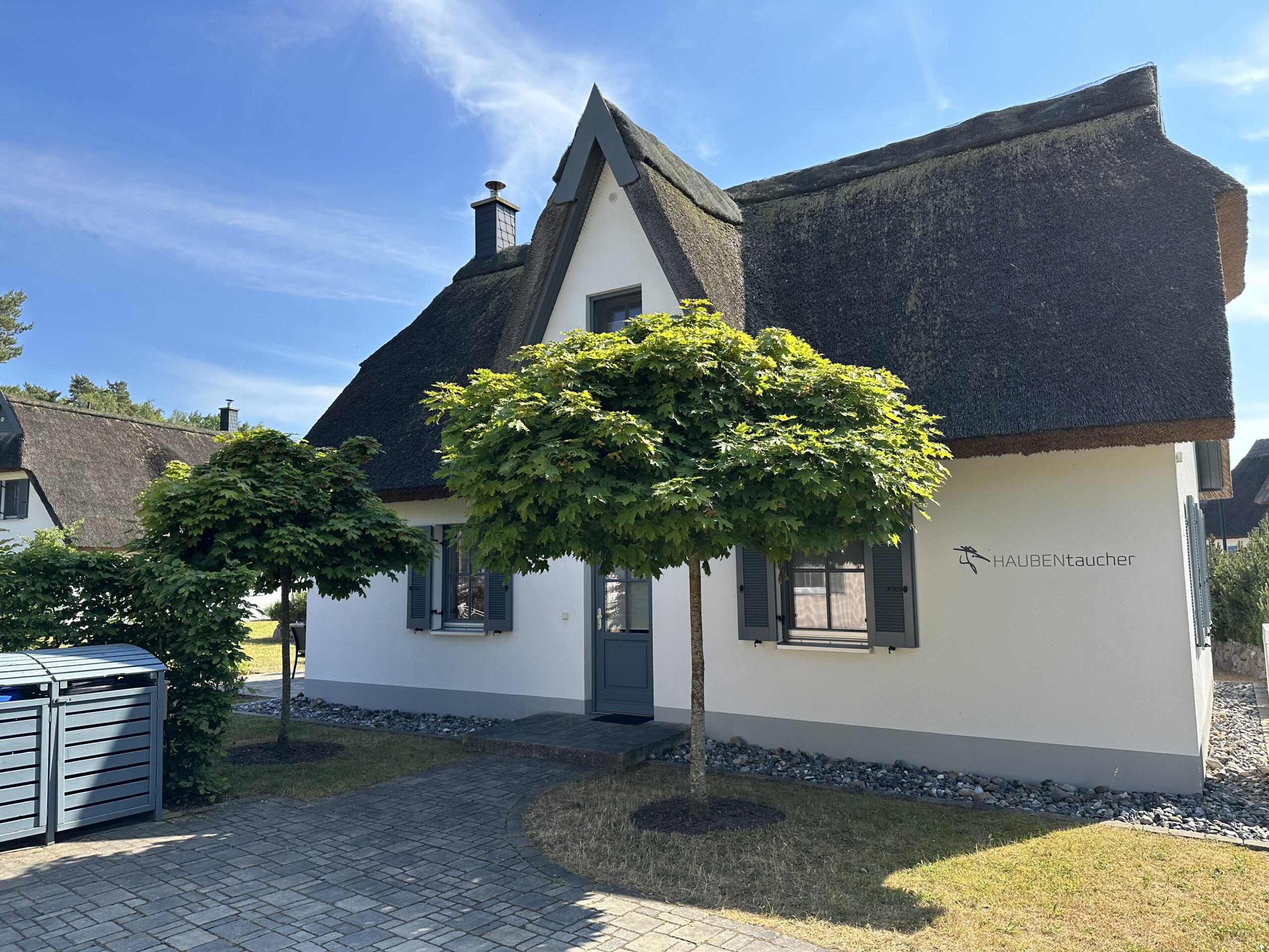 Reetdach-Ferienhaus Haubentaucher